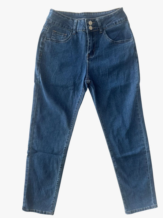 Jeans ajustados con bolsillo oblicuo 6815